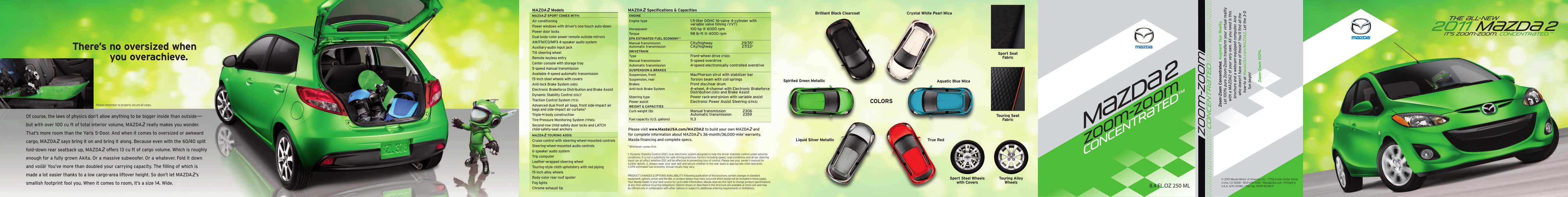 2011 Mazda 2 Brochure Page 2
